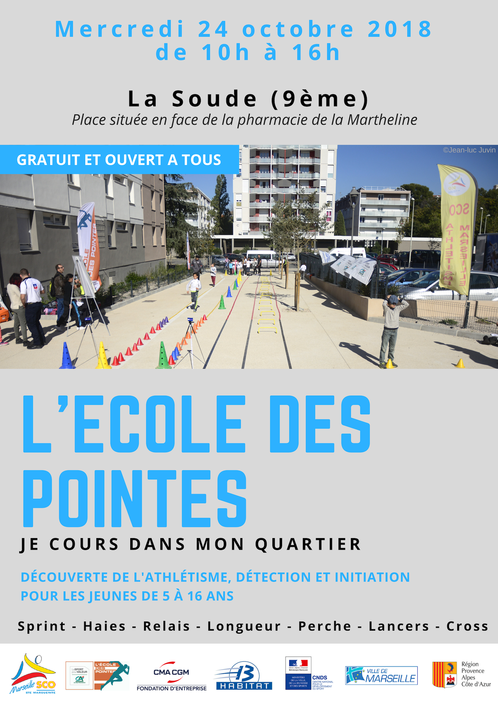 Je cours dans mon quartier - l'Ecole des pointes - La Soude - 24 octobre